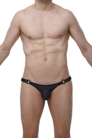 Bikini Chaînes Macra Noir - PetitQ Underwear - Lingerie masculine sexy et sous-vêtements pour homme originaux
