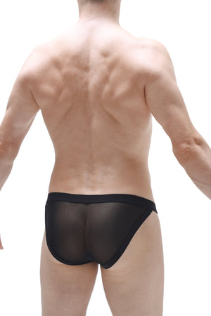 Bikini Merpins Net Noir - PetitQ Underwear - Lingerie masculine sexy et sous-vêtements pour homme originaux