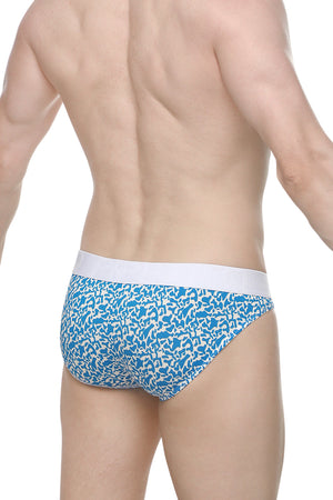 Bikini Mega Paquet Reef Bleu - PetitQ Underwear - Lingerie masculine sexy et sous-vêtements pour homme originaux