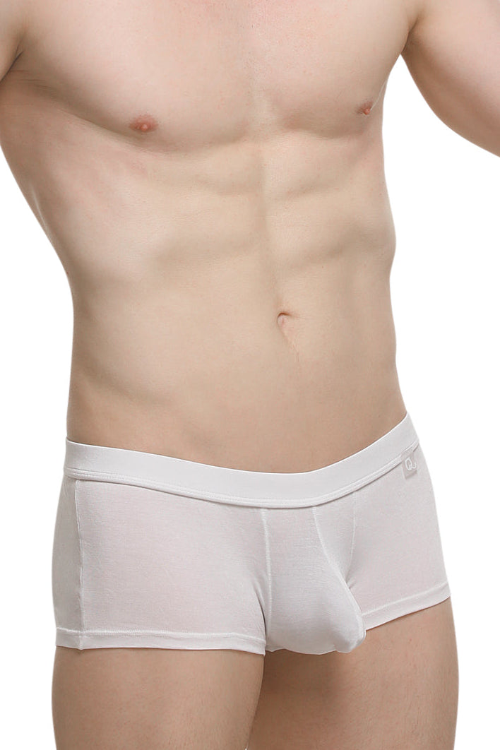White Bamboo Boxer Shorts