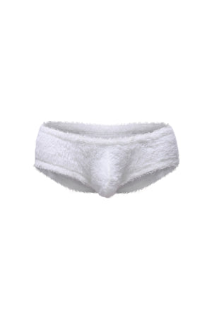 Boxer Yeti Blanc - PetitQ Underwear - Lingerie masculine sexy et sous-vêtements pour homme originaux