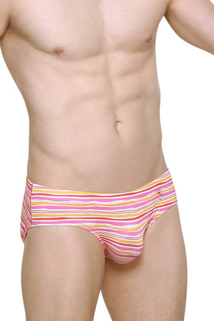 Slip Ansan Sunset Stripes - PetitQ Underwear - Lingerie masculine sexy et sous-vêtements pour homme originaux