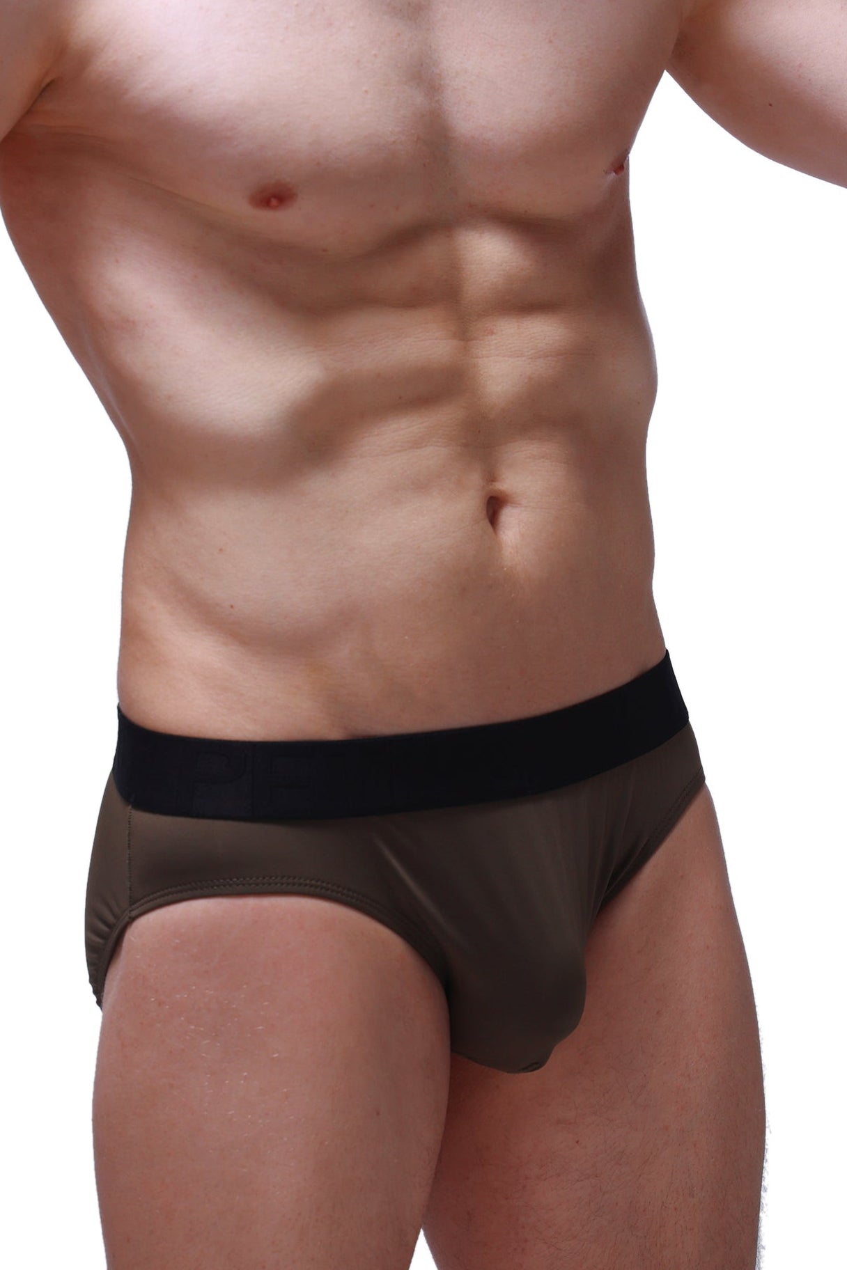 Slip Bozas Olive - PetitQ Underwear - Lingerie masculine sexy et sous-vêtements pour homme originaux