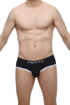 Slip Retro Modal Noir - PetitQ Underwear - Lingerie masculine sexy et sous-vêtements pour homme originaux