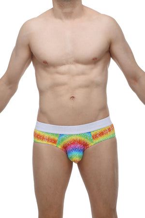 Slip Hang Arc-en-ciel - PetitQ Underwear - Lingerie masculine sexy et sous-vêtements pour homme originaux