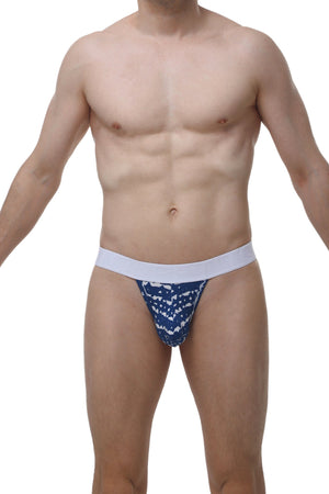 String Ficelle Saleon New Denim - PetitQ Underwear - Lingerie masculine sexy et sous-vêtements pour homme originaux