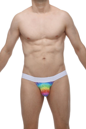 Jockstrap Chill Arc-en-ciel - PetitQ Underwear - Lingerie masculine sexy et sous-vêtements pour homme originaux