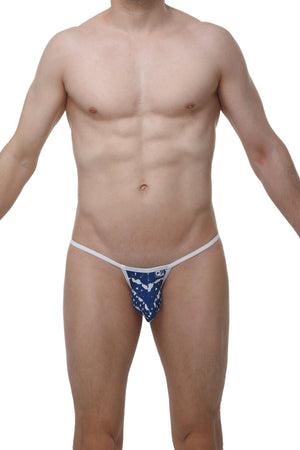 String Migny New Denim - PetitQ Underwear - Lingerie masculine sexy et sous-vêtements pour homme originaux