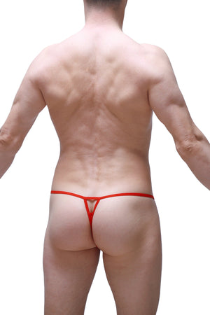 String Migny Plum Rouge - PetitQ Underwear - Lingerie masculine sexy et sous-vêtements pour homme originaux