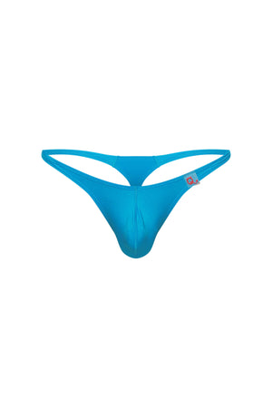 String Plellis Jos Turquoise - PetitQ Underwear - Lingerie masculine sexy et sous-vêtements pour homme originaux
