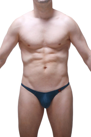 String Plellis Bleu de Prusse - PetitQ Underwear - Lingerie masculine sexy et sous-vêtements pour homme originaux