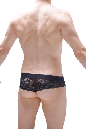 Bikini Blecourt Dentelle Noir - PetitQ Underwear - Lingerie masculine sexy et sous-vêtements pour homme originaux