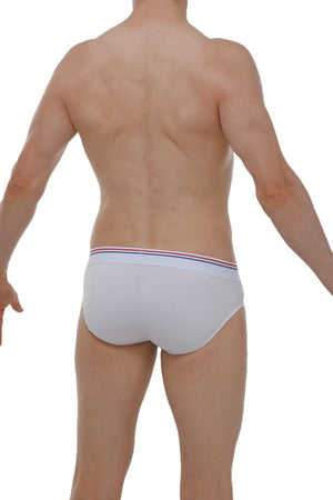 Slip Linay Bigout Blanc - PetitQ Underwear - Lingerie masculine sexy et sous-vêtements pour homme originaux