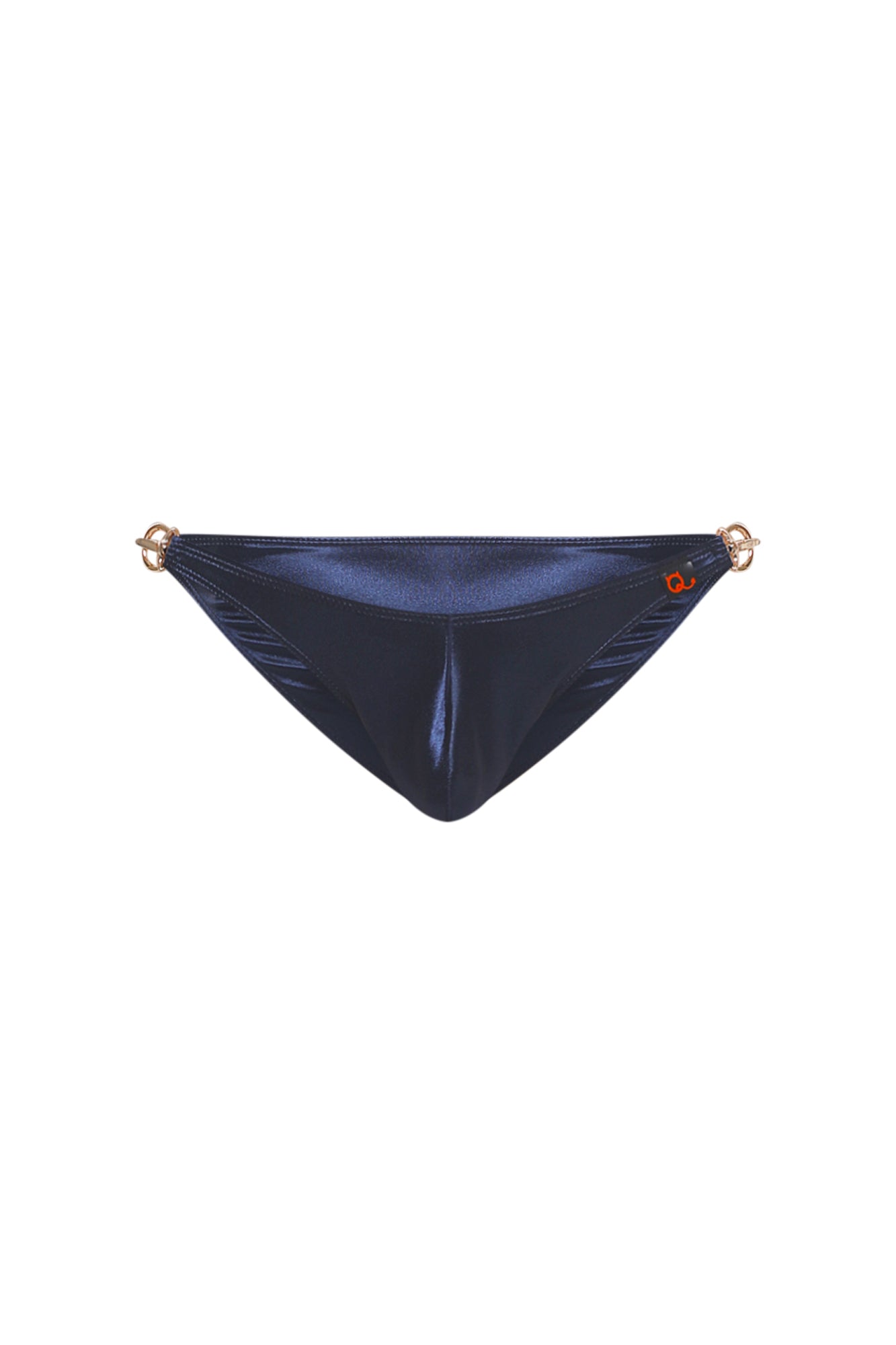 Conguel Navy Blue Satin Bikini