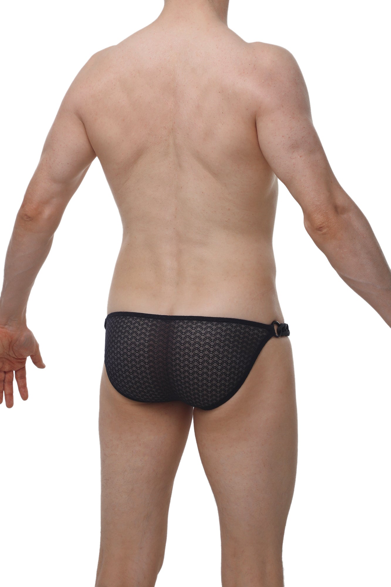 Bikini Chaînes Macra Noir - PetitQ Underwear - Lingerie masculine sexy et sous-vêtements pour homme originaux