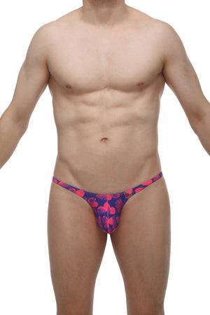 Bikini Plellis Tropical Hearts - PetitQ Underwear - Lingerie masculine sexy et sous-vêtements pour homme originaux