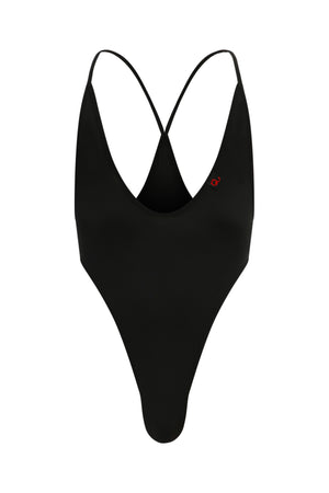 Bodystring Causson Plum Noir - PetitQ Underwear - Lingerie masculine sexy et sous-vêtements pour homme originaux