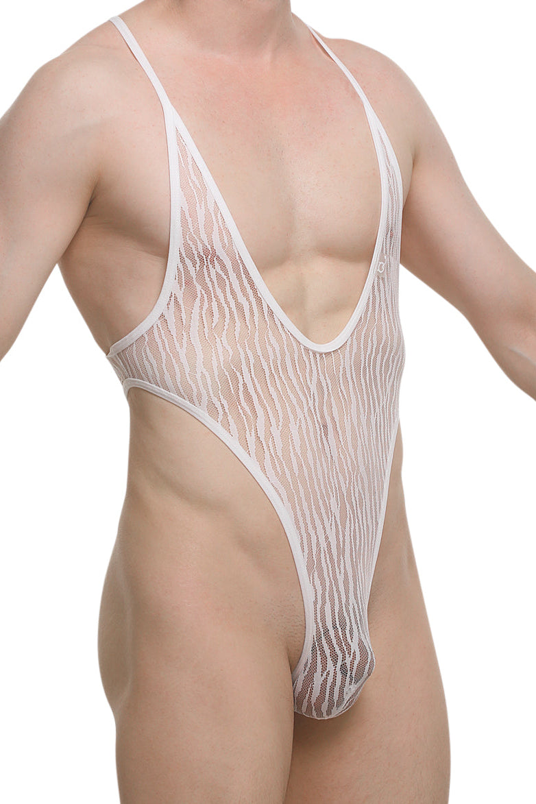 Bodystring Causson Dentelle Savane Blanc