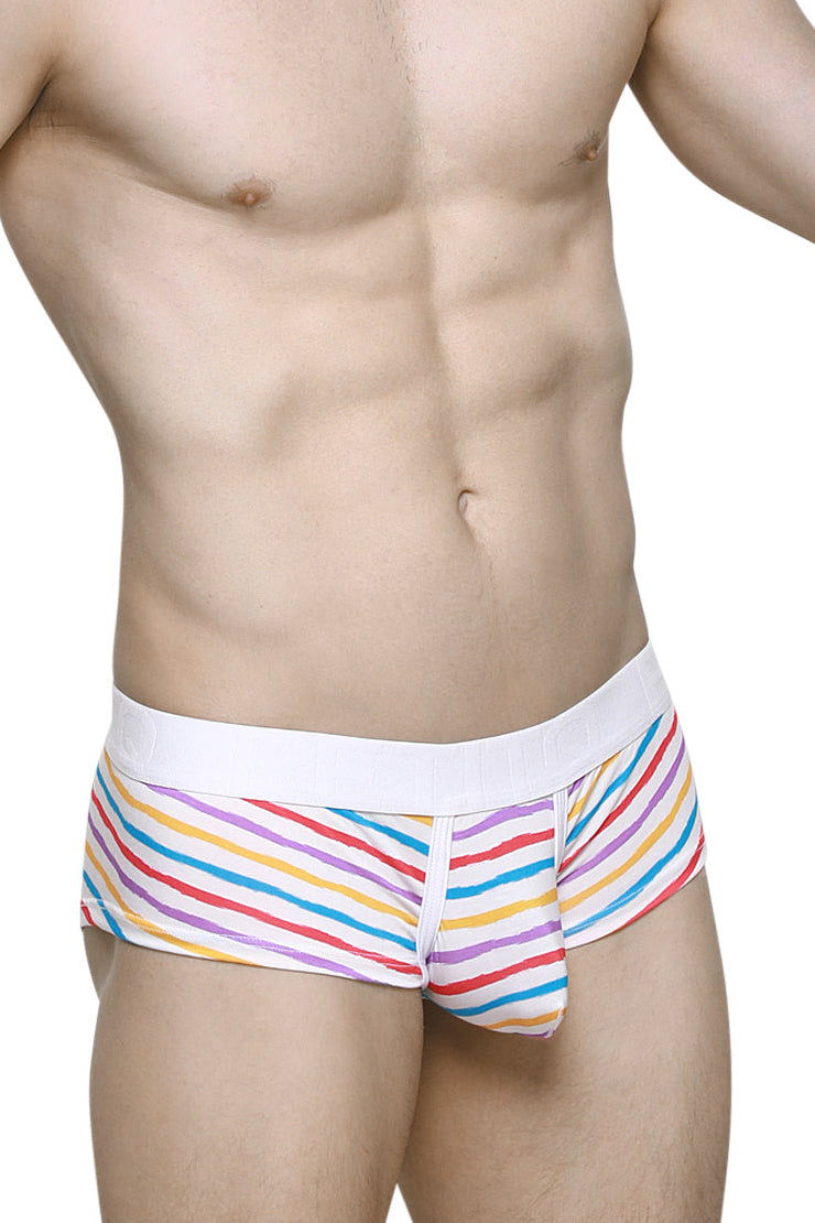 Shorty Chill Candy Stripes - PetitQ Underwear - Lingerie masculine sexy et sous-vêtements pour homme originaux