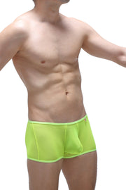 Boxer Open Net Neon Jaune