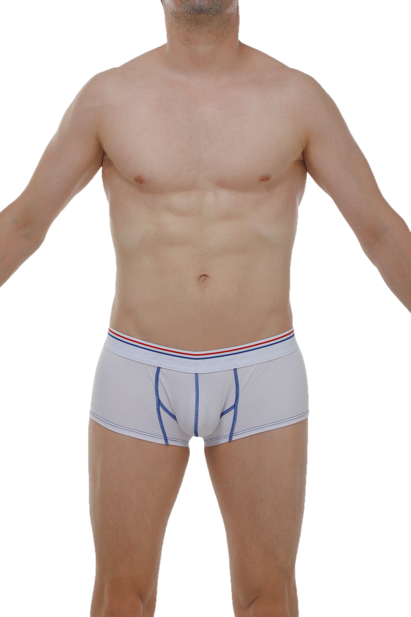 Boxer Mano Modal Blanc - PetitQ Underwear - Lingerie masculine sexy et sous-vêtements pour homme originaux