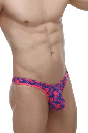 String Ficelle Cleder Tropical Hearts - PetitQ Underwear - Lingerie masculine sexy et sous-vêtements pour homme originaux