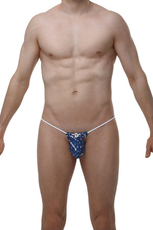 String Ficelle Cocksak New Denim - PetitQ Underwear - Lingerie masculine sexy et sous-vêtements pour homme originaux