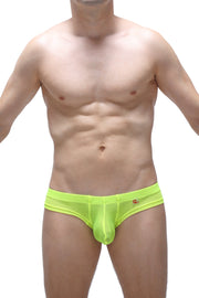 Mini Boxer Cheeky Net Neon Jaune