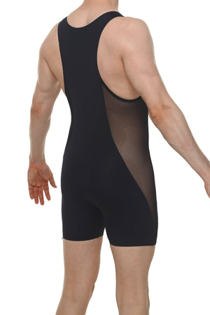 Singlet Bassun Noir - PetitQ Underwear - Lingerie masculine sexy et sous-vêtements pour homme originaux