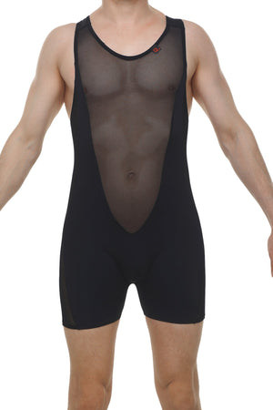 Singlet Bassun Noir - PetitQ Underwear - Lingerie masculine sexy et sous-vêtements pour homme originaux
