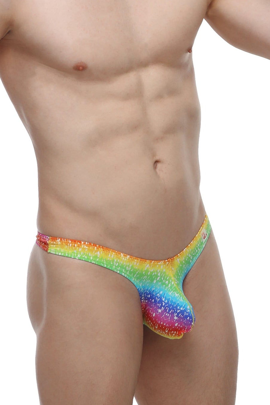 String Dome Arc-en-ciel - PetitQ Underwear - Lingerie masculine sexy et sous-vêtements pour homme originaux