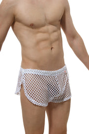 Short Snap PetitQ Filet Blanc - PetitQ Underwear
