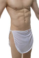 Pagne Mesh Stripes Blanc - PetitQ Underwear