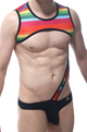 Bodyslip Pons Rainbow Mesh - PetitQ Underwear