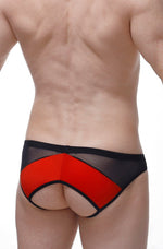 Bikini abierto rojo