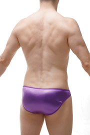 Ouvert Bikini Satin Violet