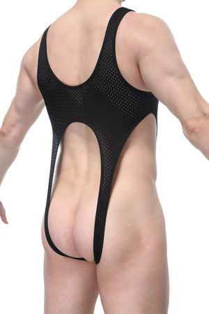 Body Caussol Bee Noir - PetitQ Underwear - Lingerie masculine sexy et sous-vêtements pour homme originaux