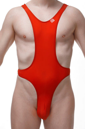 Bodystring Aunou Rouge - PetitQ Underwear - Lingerie masculine sexy et sous-vêtements pour homme originaux