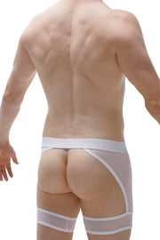 Chaps Cockring PetitQ Blanc