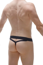 Tanga de malla de camuflaje String Y