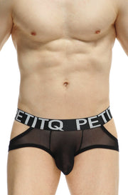 Lunan Net Jockstrap Schwarz