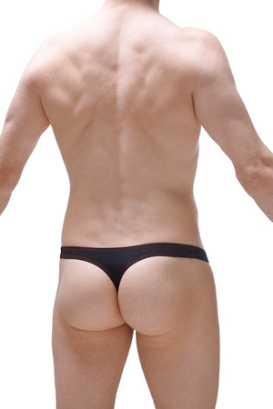 String Mothern Noir - PetitQ Underwear - Lingerie masculine sexy et sous-vêtements pour homme originaux